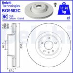 DELPHI Brzdový kotúč DELPHI BG9582C (BG9582C)