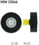 SKF Vratná/vodiaca kladka rebrovaného klinového remeňa SKF VKM 33046 (VKM 33046)