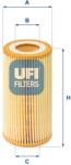 UFI Olejový filter UFI 25.001. 00 (25.001.00)