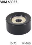 SKF Vratná/vodiaca kladka rebrovaného klinového remeňa SKF VKM 63033 (VKM 63033)