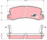 TRW Sada brzdových platničiek kotúčovej brzdy TRW GDB1168 (GDB1168)