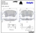DELPHI Sada brzdových platničiek kotúčovej brzdy DELPHI LP2226 (LP2226)
