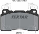 TEXTAR Sada brzdových platničiek kotúčovej brzdy TEXTAR 2591503 (2591503)