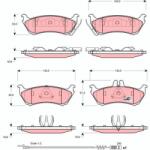 TRW Sada brzdových platničiek kotúčovej brzdy TRW GDB1456 (GDB1456)