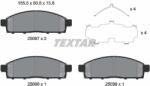 TEXTAR Sada brzdových platničiek kotúčovej brzdy TEXTAR 2508703 (2508703)
