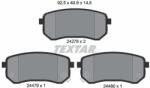 TEXTAR Sada brzdových platničiek kotúčovej brzdy TEXTAR 2427601 (2427601)