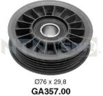 SNR Napínacia kladka rebrovaného klinového remeňa SNR GA357.00 (GA357.00)