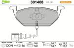 VALEO Sada brzdových platničiek kotúčovej brzdy VALEO 301408 (301408)
