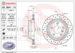 BREMBO Brzdový kotúč BREMBO 09.6841. 1X (09.6841.1X)