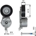 GATES Napinák rebrovaného klinového remeňa GATES T39141 (T39141)