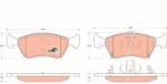TRW Sada brzdových platničiek kotúčovej brzdy TRW GDB3163 (GDB3163)