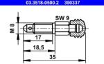 ATE Odvzdušňovacia skrutka/ventil ATE 03.3518-0500.2 (03.3518-0500.2)