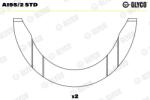 GLYCO Distančná podložka, kľukový hriadeľ GLYCO A195/2 STD (A195/2 STD)