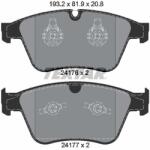 TEXTAR Sada brzdových platničiek kotúčovej brzdy TEXTAR 2417601 (2417601)