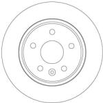 TRW Brzdový kotúč TRW DF6846 (DF6846)