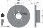 TEXTAR Brzdový kotúč TEXTAR 92132805 (92132805)