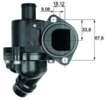 MAHLE Termostat chladenia MAHLE TM 3 105 (TM 3 105)