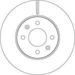 TRW Brzdový kotúč TRW DF6794 (DF6794)