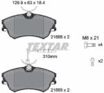 TEXTAR Sada brzdových platničiek kotúčovej brzdy TEXTAR 2188801 (2188801)