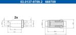 ATE Súprava príslušenstva, čeľusť parkovacej brzdy ATE 03.0137-9709.2 (03.0137-9709.2)