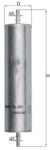KNECHT Palivový filter KNECHT KL 232 (KL 232)