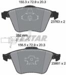 TEXTAR Sada brzdových platničiek kotúčovej brzdy TEXTAR 2376302 (2376302)