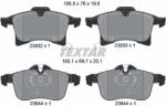 TEXTAR Sada brzdových platničiek kotúčovej brzdy TEXTAR 2383201 (2383201)