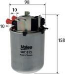 VALEO Palivový filter VALEO 587613 (587613)
