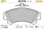 VALEO Sada brzdových platničiek kotúčovej brzdy VALEO 301318 (301318)