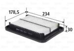 VALEO Vzduchový filter VALEO 585227 (585227)