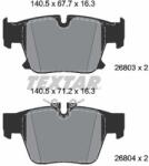 TEXTAR Sada brzdových platničiek kotúčovej brzdy TEXTAR 2680301 (2680301)