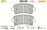 VALEO Sada brzdových platničiek kotúčovej brzdy VALEO 302120 (302120)