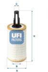 UFI Olejový filter UFI 25.172. 00 (25.172.00)