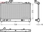 DENSO Chladič motora DENSO DRM44029 (DRM44029)