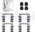 DELPHI Súprava príslušenstva, obloženie kotúčovej brzdy DELPHI LX0822 (LX0822)