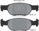 TEXTAR Sada brzdových platničiek kotúčovej brzdy TEXTAR 2318101 (2318101)