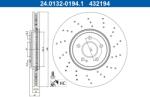 ATE Brzdový kotúč ATE 24.0132-0194.1 (24.0132-0194.1)