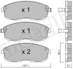 METELLI Sada brzdových platničiek kotúčovej brzdy METELLI 22-0404-0 (22-0404-0)