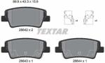 TEXTAR Sada brzdových platničiek kotúčovej brzdy TEXTAR 2664201 (2664201)