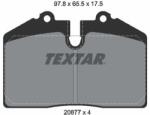 TEXTAR Sada brzdových platničiek kotúčovej brzdy TEXTAR 2087709 (2087709)