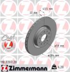 ZIMMERMANN Brzdový kotúč ZIMMERMANN 110.2207. 20 (110.2207.20)