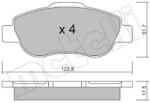 METELLI Sada brzdových platničiek kotúčovej brzdy METELLI 22-0638-0 (22-0638-0)