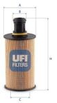 UFI Olejový filter UFI 25.290. 00 (25.290.00)