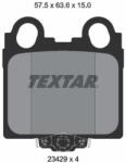 TEXTAR Sada brzdových platničiek kotúčovej brzdy TEXTAR 2342901 (2342901)
