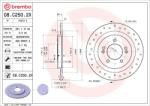 BREMBO Brzdový kotúč BREMBO 08. C250.2X (08.C250.2X)