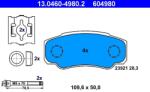 ATE Sada brzdových platničiek kotúčovej brzdy ATE 13.0460-4980.2 (13.0460-4980.2)
