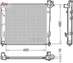 DENSO Chladič motora DENSO DRM41008 (DRM41008)
