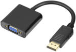 Deltaco 110027 video átalakító kábel 0, 2 M DisplayPort VGA (D-Sub) Fekete (00110027)