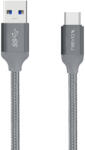 nevox 1480 USB kábel USB 3.2 Gen 2 (3.1 Gen 2) 2 M USB A USB C 5 Gbit/s Szürke (1480)