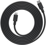 Avolt Adat- és gyors töltőkábel, USB-C/USB-C, AVOLT, 2 méter, fekete (C1CCI1002SB)